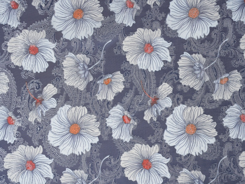 Poliészter-Viscose Jacquard nyomtatott bélésszövet Poliészter-Viscose Jacquard nyomtatott bélésszövet